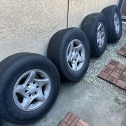 $150 2003 Toyota Tacoma 16" OEM Wheels And Used Tires for Sale! 
