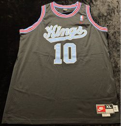 Men XL Vintage Nike Sacramento Kings Mike Bibby #10 Stitched Jersey