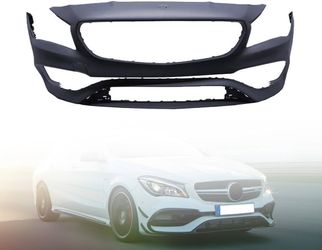 Front Bumper Cover Compatible with 2017 2018 2019 Mercedes Benz CLA250 CLA45 AMG