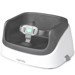 Ingenuity SmartClean Toddler Booster Seat for Chair – Lightweight for on-the-go, Easy-Clean