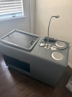 Soft bed side table w speaker