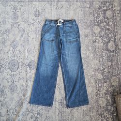 Abercrombie kids low rise baggy pants