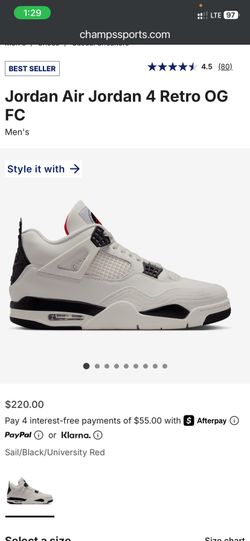 Jordan Retro 4s