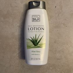 Pro Silk Body Daily Moisturizing Lotion W Aloe Vera 20fl oz-New