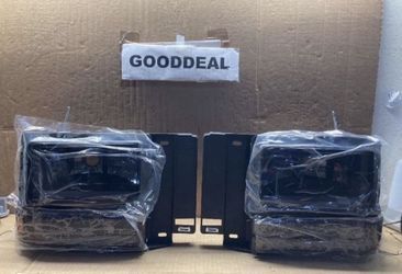 1(contact info removed) Ford Explorer Black Smoked LED Halogen headlight Set
