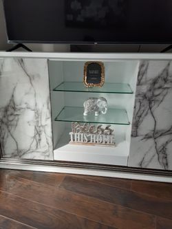 Tv stand with LED light