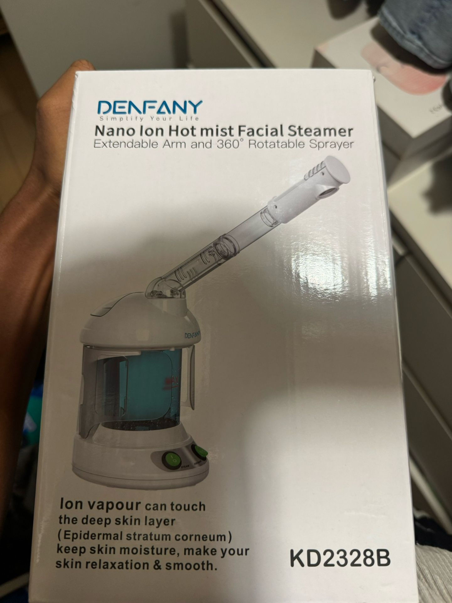 DEARFANY Nano Ion Hot Mist Facial Steamer