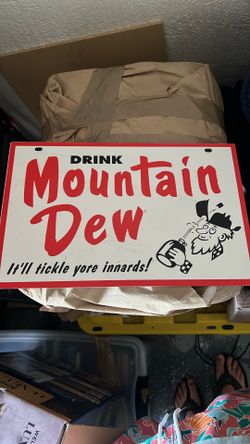 Mountain Dew Sign