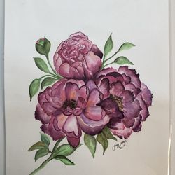 Original watercolor painting 11”x14”handmade new