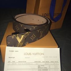 Authentic Louis Vuitton Belt