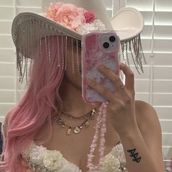 Rave Pink Cowgirl Outfit Hat From Ravewonderland Top And Hat Lights Up Corset And Top Are In Perfect Shape 