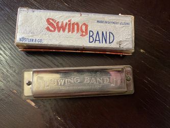 WWll US ZONE GERMANY KOSTLER & Co HARMONICA SWING BAND  IN BOX…. $28.oo