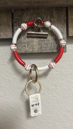 Bead Wristlet Key Ring