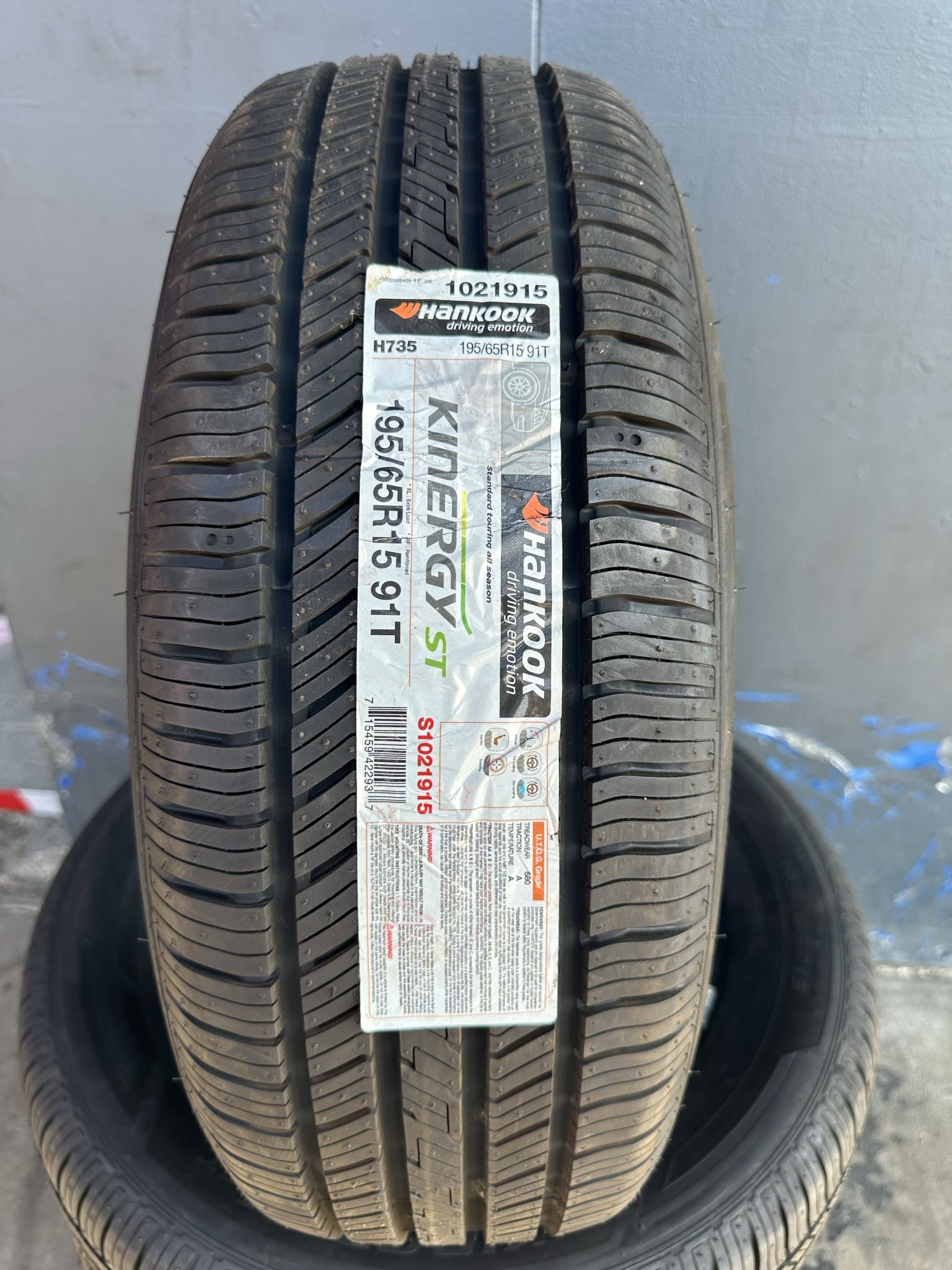 195/65/15 New set Of Hankook Tires Installed