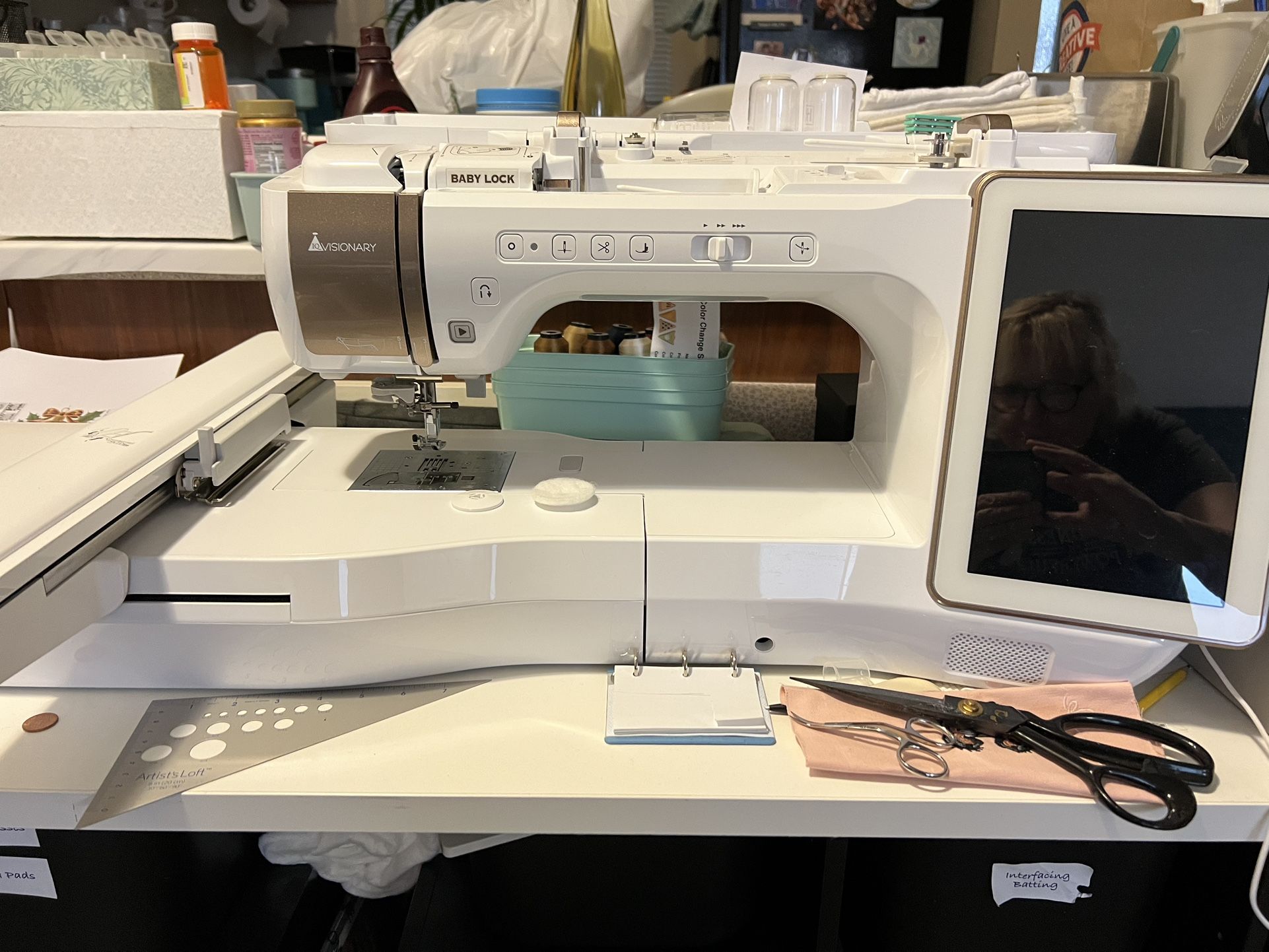 Baby Lock Solaris Visionary Embroidery/seeing/quilting Machine