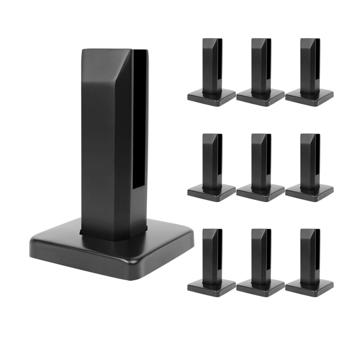 NEW! 10 PCS! LukLoy 304 Stainless Steel Square Glass Spigots Pool Fence Clamp: Railing,Balcony, etc