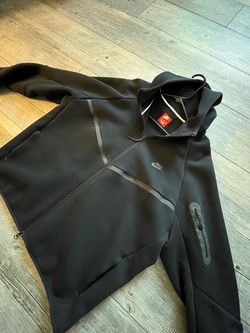 Nike Tech Fleece Full-Zip Hoodie Black