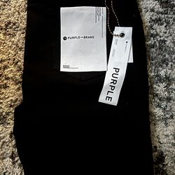 Purple Brand Black Jeans – Size 38 – Slim Fit Designer Denim