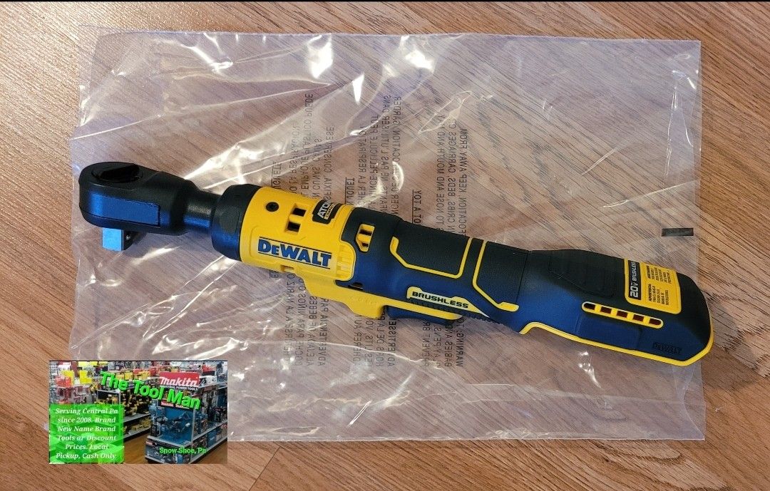 New Dewalt 20v Brushless Cordless 1/2" Ratchet Tool-only $125 Firm. Pickup Only