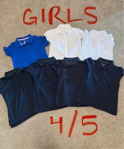 GIRLS UNIFORMS SIZE 4/5