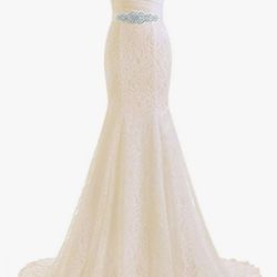 Champagne Colored Wedding Gown