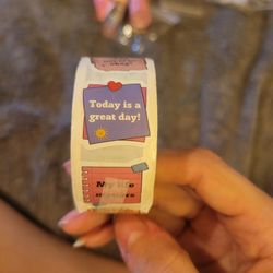 Inspirational Roll Of Stickers