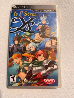 Ys Seven PSP Game SEE PICS!!