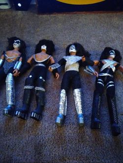 Kiss 78 Mego figures