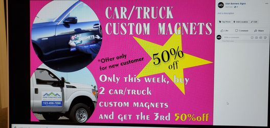 Custom Car Magnets