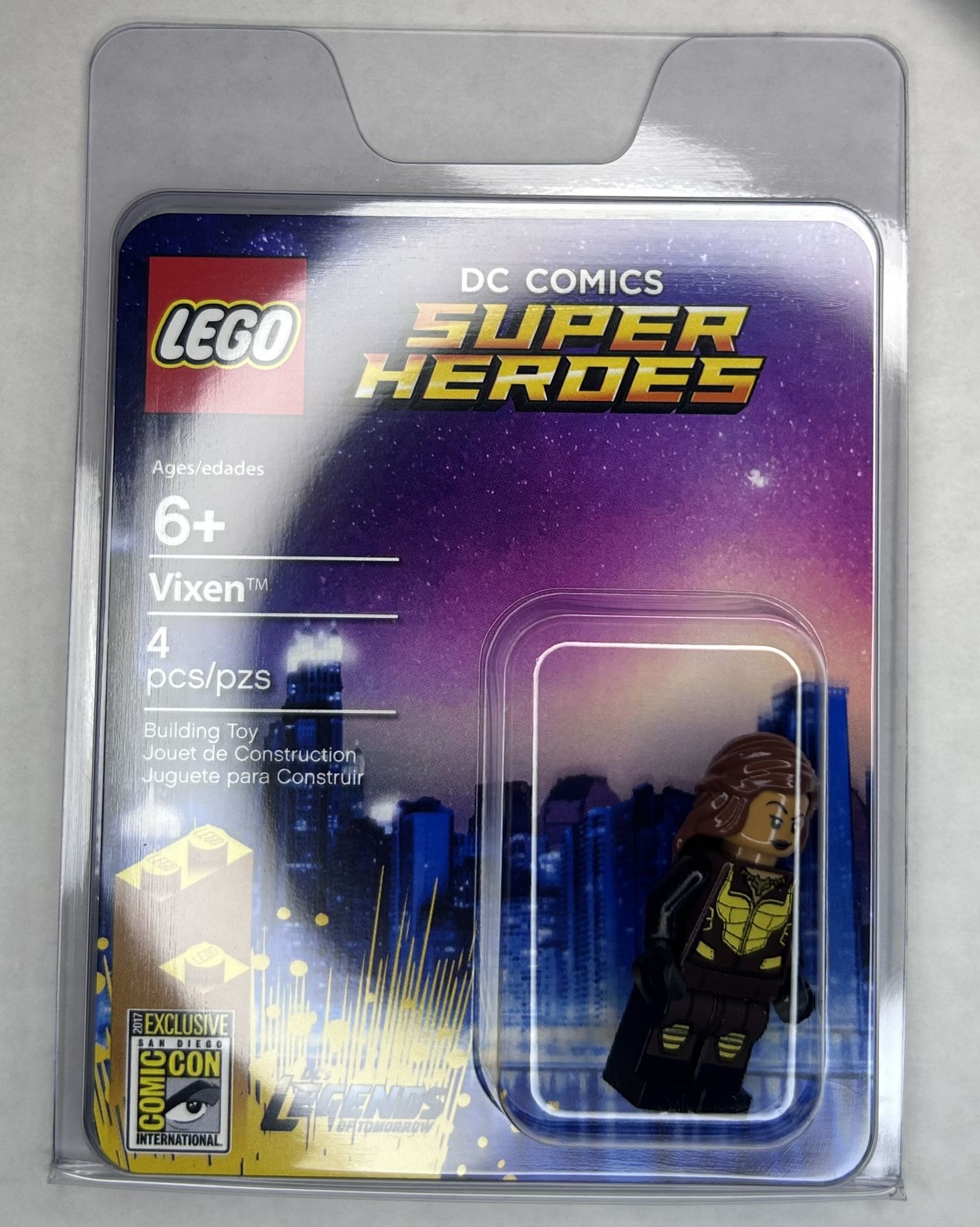 LEGO SDCC COMIC CON 2017 VIXEN MINIFIGURE LEGENDS OF TOMORROW DC SUPER HEROES