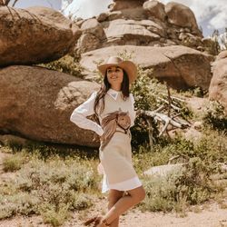 NWT Blush Out West Caballo Shirt Dress (S)