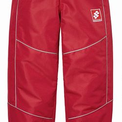 Supreme Reflective Track Pants Red Sz Small 