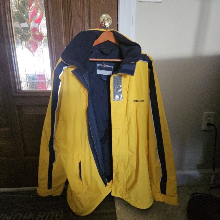 HENRI LLOYD JACKET WITH HIDE AWAYHOOD