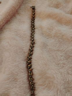 Vintage Gold-Tone Chain Link Bracelet
