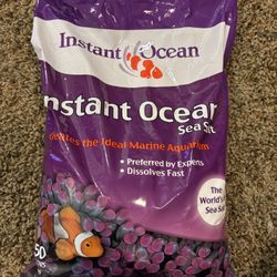 New Aquarium Salt 50 Gallon Instant Ocean
