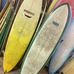 Surfboards at Catchawave surf shop in Coconut Grove