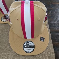 San Francisco 49ers New Era 9Fifty  Snapback Hat Throwback Helmet