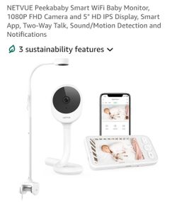NETVUE Peekababy Smart WiFi Baby Monitor