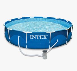Intex 12’ x 30” Metal Frame Pool Set – Never Used ☀️