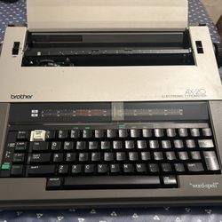 Vintage Brother AX-20 Electronic Typewriter “Word-Spell” Processor with Word Out
