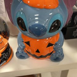 Stitch Halloween Cookie Jar
