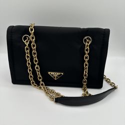 Authentic Prada Gold Chain Bag