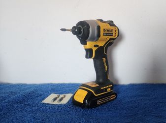 Dewalt DCF809 1/4”  Impact Driver with 20 Volt Battery & 2 Screws