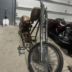 Custom Harley Chopper Frame
