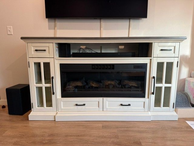 Tresanti Electric Fireplace TV Stand (Costco)
