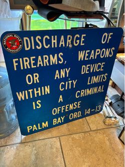 Metal sign 24X24