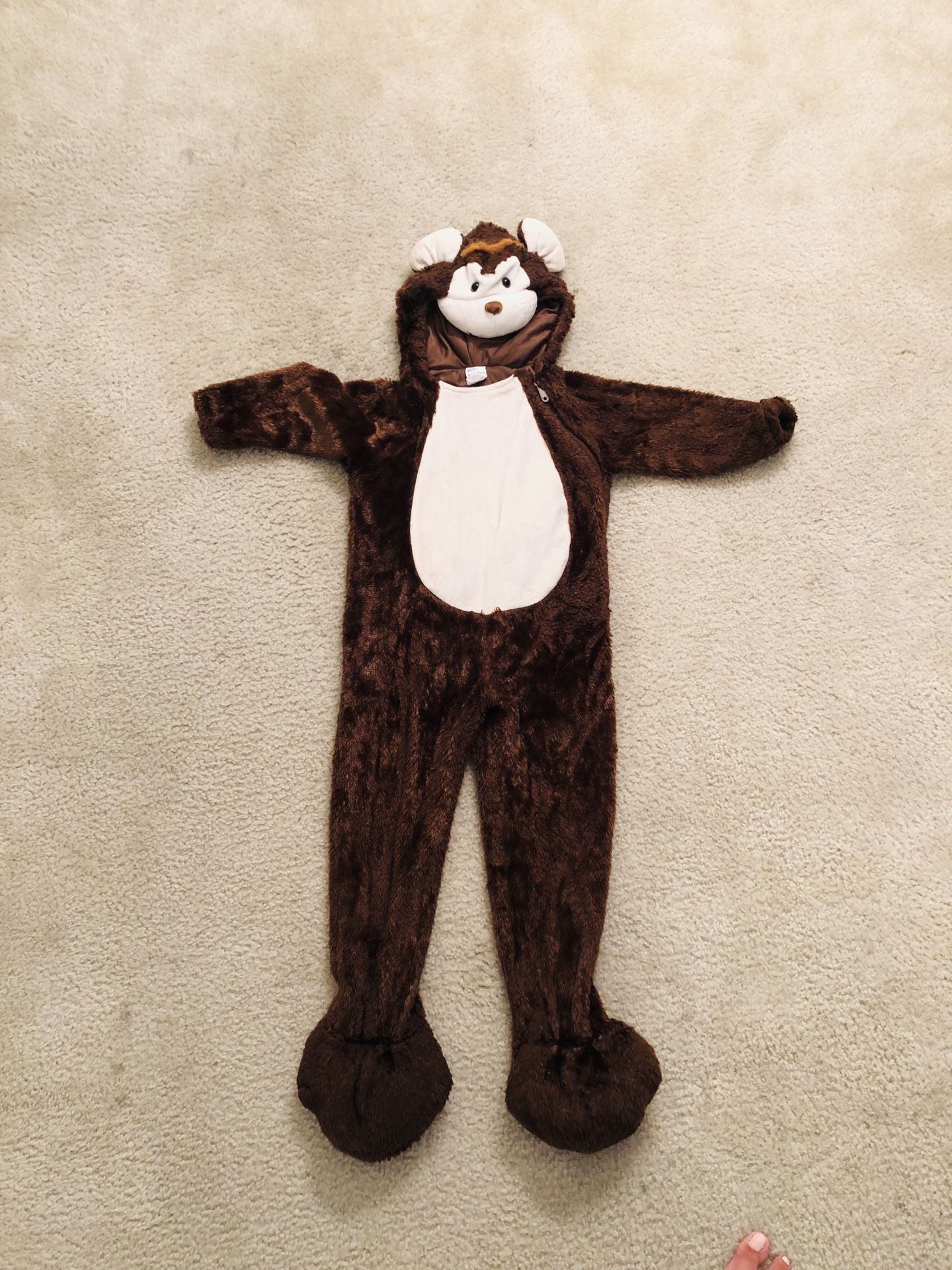 Monkey Halloween costume for toddler boy, size 4-5T