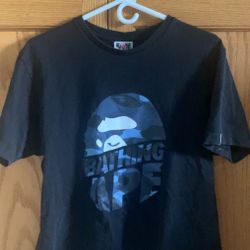 Blue & Black Bape Tee