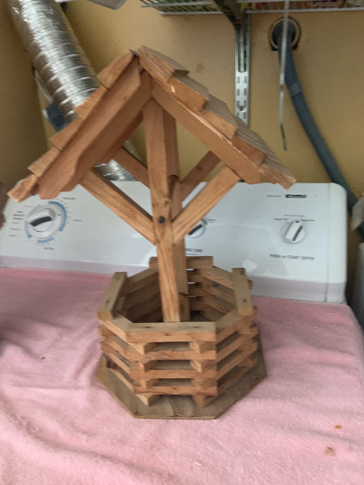 Wood wishing well for an 18” doll