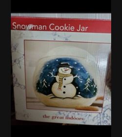 Snowman Cookie Jar 